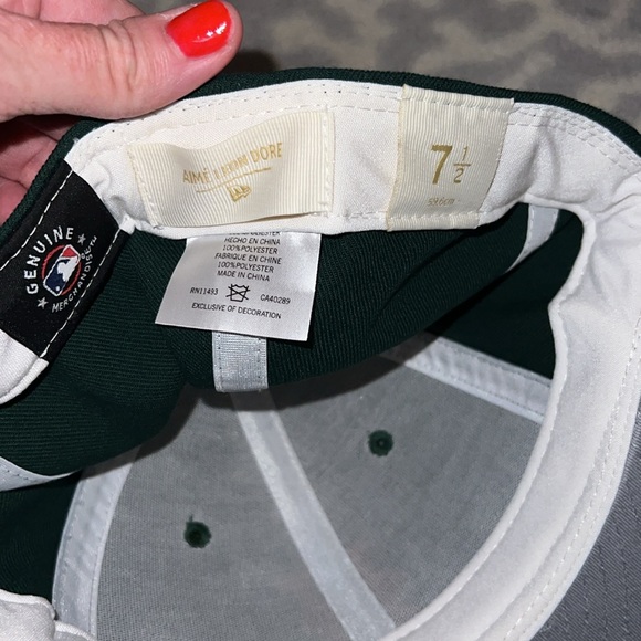 ⚾️NY Mets⚾️ NWOT S7.5 Limited Edition Aime Leon Dore Dark Green/Orange Hat. - Picture 3 of 5